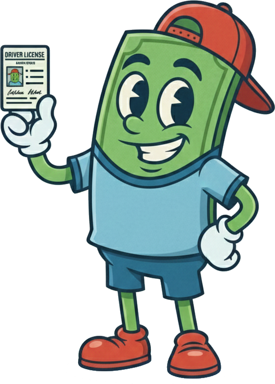 Dollar Guy with License